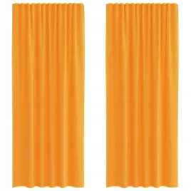 zaslony-woalowe-z-kieszeniami-na-drazek-2-szt-pomaranczowe