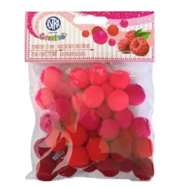 pompony-dekoracyjne-20mm-malinowy-chrusniak-ast