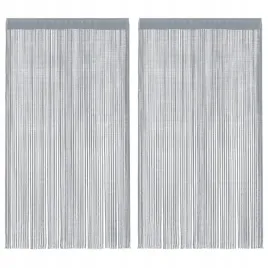 zaslony-sznurkowe-2-szt-jasnoszary-140x250-cm