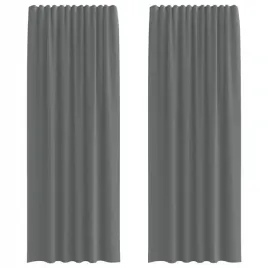zaslony-woalowe-z-petelkami-2-szt-ciemnoszary-140x260-cm