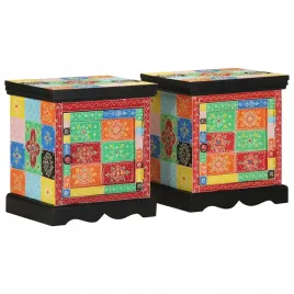 szafka-nocna-2-szt-wielokolorowa-40x35x45-cm-drewno-lite-mango