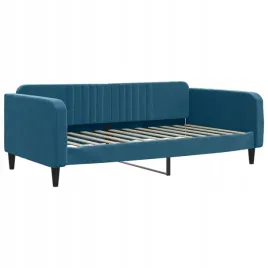 sofa-z-funkcja-spania-niebieska-100x200-cm-obita-aksamitem