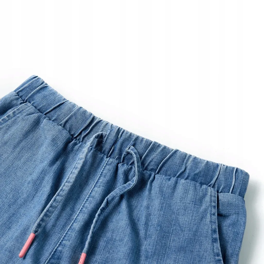 szorty-dzieciece-niebieski-denim-140-stan-nowy