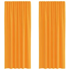 zaslony-woalowe-z-petelkami-2-szt-pomaranczowe-140x245-cm