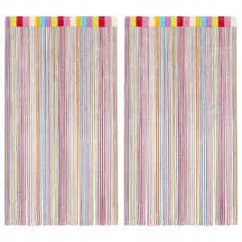 zaslony-sznurkowe-2-szt-wielokolorowe-140x250-cm
