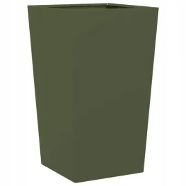 donica-ogrodowa-oliwkowozielona-45x45x75-cm-stalowa