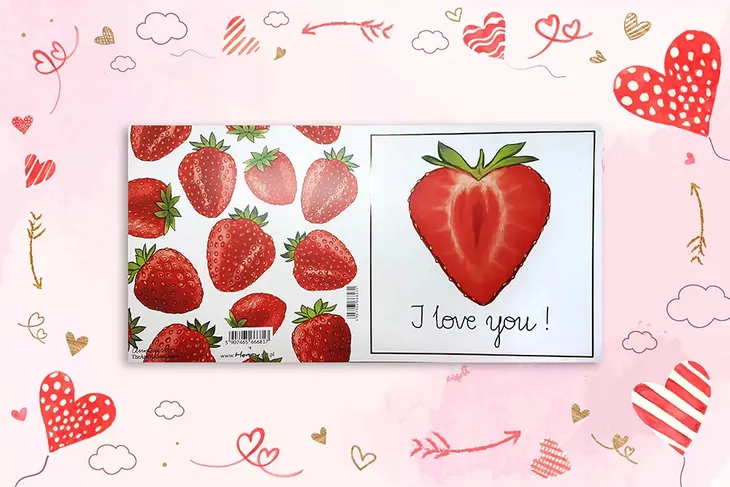 karnet-kw-truskawkowe-serce-stan-opakowania-oryginalne