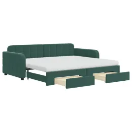 sofa-rozsuwana-z-szufladami-ciemnozielona-90x200-cm-aksamit