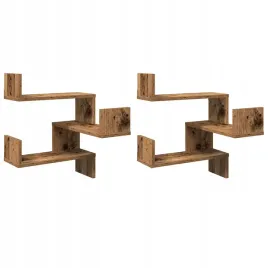 polki-scienne-2-szt-stare-drewno-40x40x495-cm