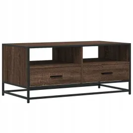 stolik-kawowy-brazowy-dab-100x50x45-cm