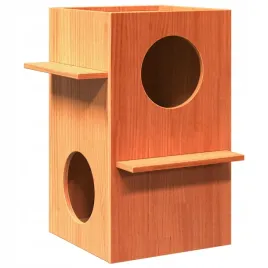 domek-dla-kota-woskowy-braz-43x43x60-cm-lite-drewno-sosnowe