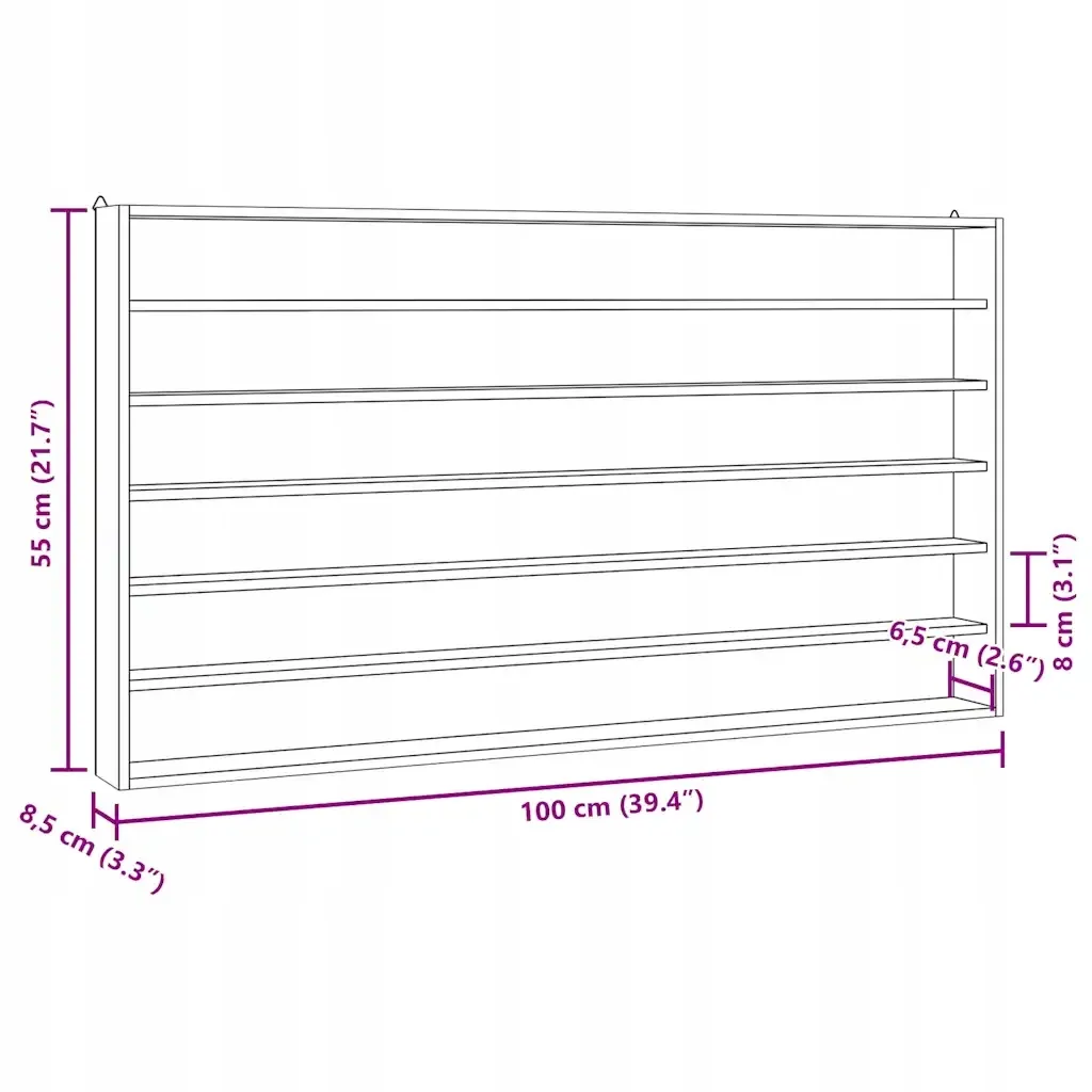 witryna-scienna-z-6-polkami-100x85x55-cm-stan-nowy