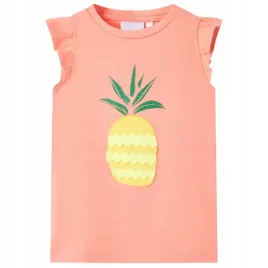 koszulka-dziecieca-neonowy-koral-128