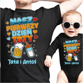 koszulki-dla-taty-i-syna-prezent-na-dzien-taty-komplet-t-shirt-zestaw