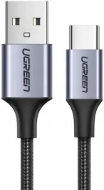 kabel-ugreen-us288-usb-a-usb-c-qc-3-0-3a-2m-szary