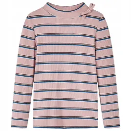 koszulka-dziecieca-z-dlugimi-rekawami-jasnorozowa-140