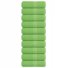reczniki-hotelowe-10-szt-zielone-30x50-cm-bawelna-100percent