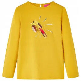 koszulka-dziecieca-z-dlugimi-rekawami-ciemna-ochra-116