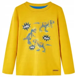 koszulka-dziecieca-z-dlugimi-rekawami-ochra-116