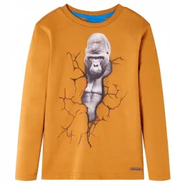 koszulka-dziecieca-z-dlugimi-rekawami-ciemna-ochra-116