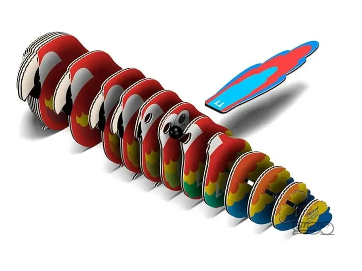papuga-eugy-eko-ukladanka-3d-marka-qelements