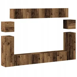 8-cz-zestaw-szafek-tv-stare-drewno-material-drewnopochodny