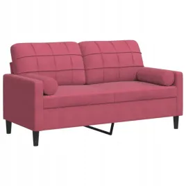 2-osobowa-sofa-z-poduszkami-winna-czerwien-140