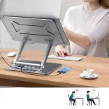 podstawka-pod-laptopa-e13s-silver-stan-nowy