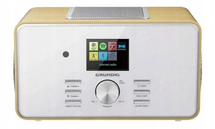 GRUNDIG radio internetowe DAB+ DTR 6000 X BT Spotify drewno N