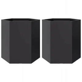 donice-ogrodowe-2-szt-czarne-szesciokatne-46x40x45cm-stal