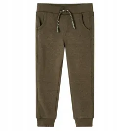 dzieciece-spodnie-dresowe-melanz-khaki-116