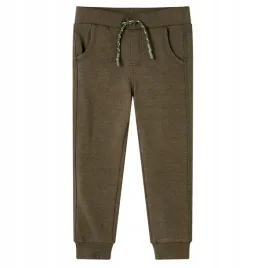 dzieciece-spodnie-dresowe-melanz-khaki-92