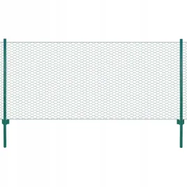 siatka-ogrodzeniowa-ze-slupkami-stal-25-x-1-m-zielony