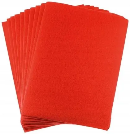 filc-a4-czerwony-2mm-10szt