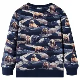 bluza-dziecieca-granatowa-128-stan-nowy