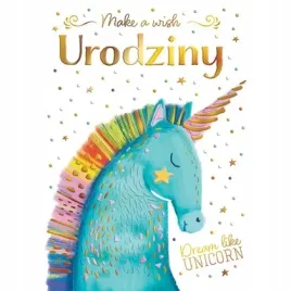 karnet-b6-urodziny-jednorozec-z-gwiazda