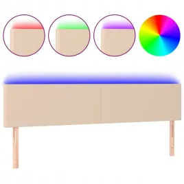 zaglowek-do-lozka-z-led-cappuccino-180x5x78-88-cm-ekoskora