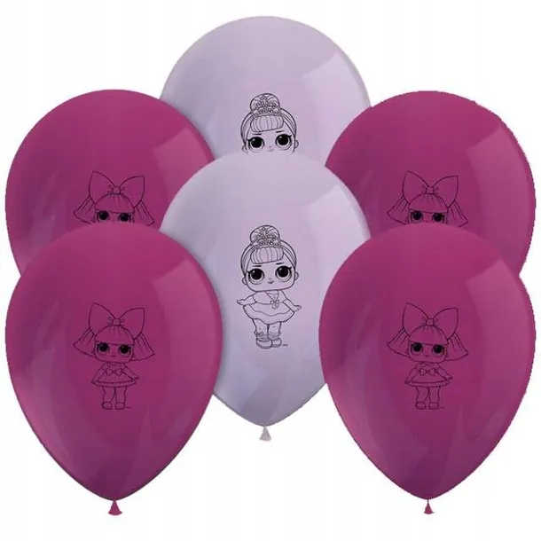 balony-lol-glitterati-28cm-8szt-ksztalt-klasyczny