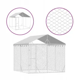 kojec-dla-psa-z-dachem-srebrny-3x3x25-m-stal