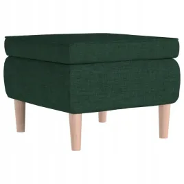 podnozek-z-drewnianymi-nozkami-ciemnozielony