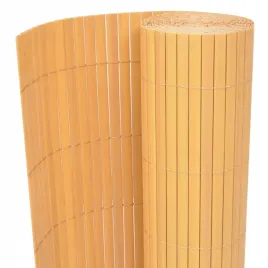 dwustronne-ogrodzenie-ogrodowe-pvc-90x300-cm-zolte