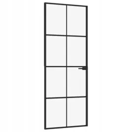 drzwi-wewnetrzne-czarne-76x2015-cm-szklo-i-aluminium