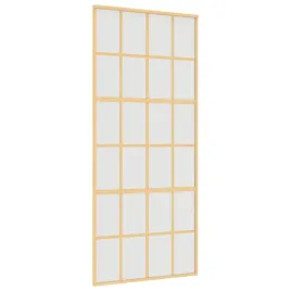 drzwi-przesuwne-zlote-90x205-cm-mrozone-szklo-esg-aluminium