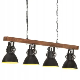 industrialna-lampa-sufitowa-czarna-e27-drewno-mango
