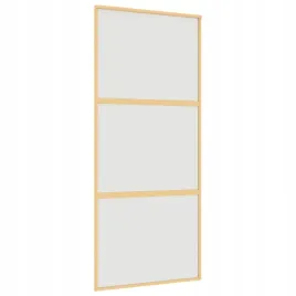 drzwi-przesuwne-zlote-90x205-cm-mrozone-szklo-esg-aluminium