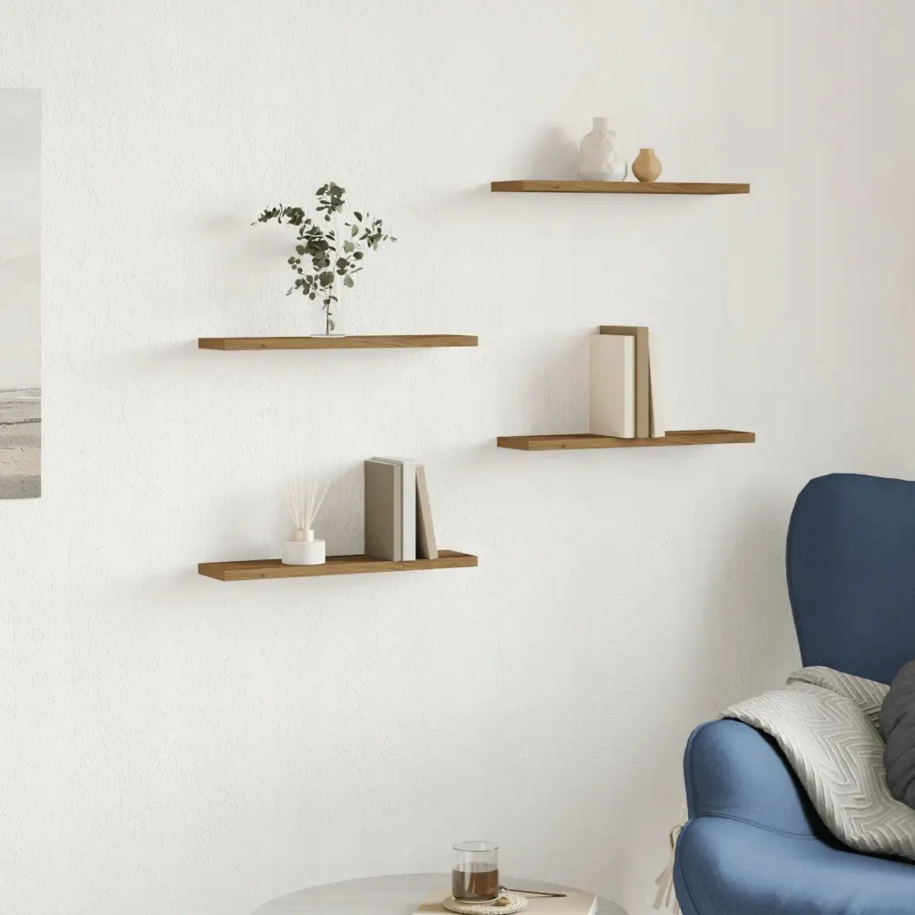 polki-scienne-4-szt-dab-artisan-40x10x15-cm-stan-nowy