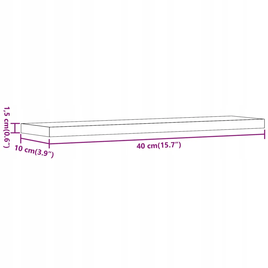 polki-scienne-4-szt-dab-artisan-40x10x15-cm-stan-nowy