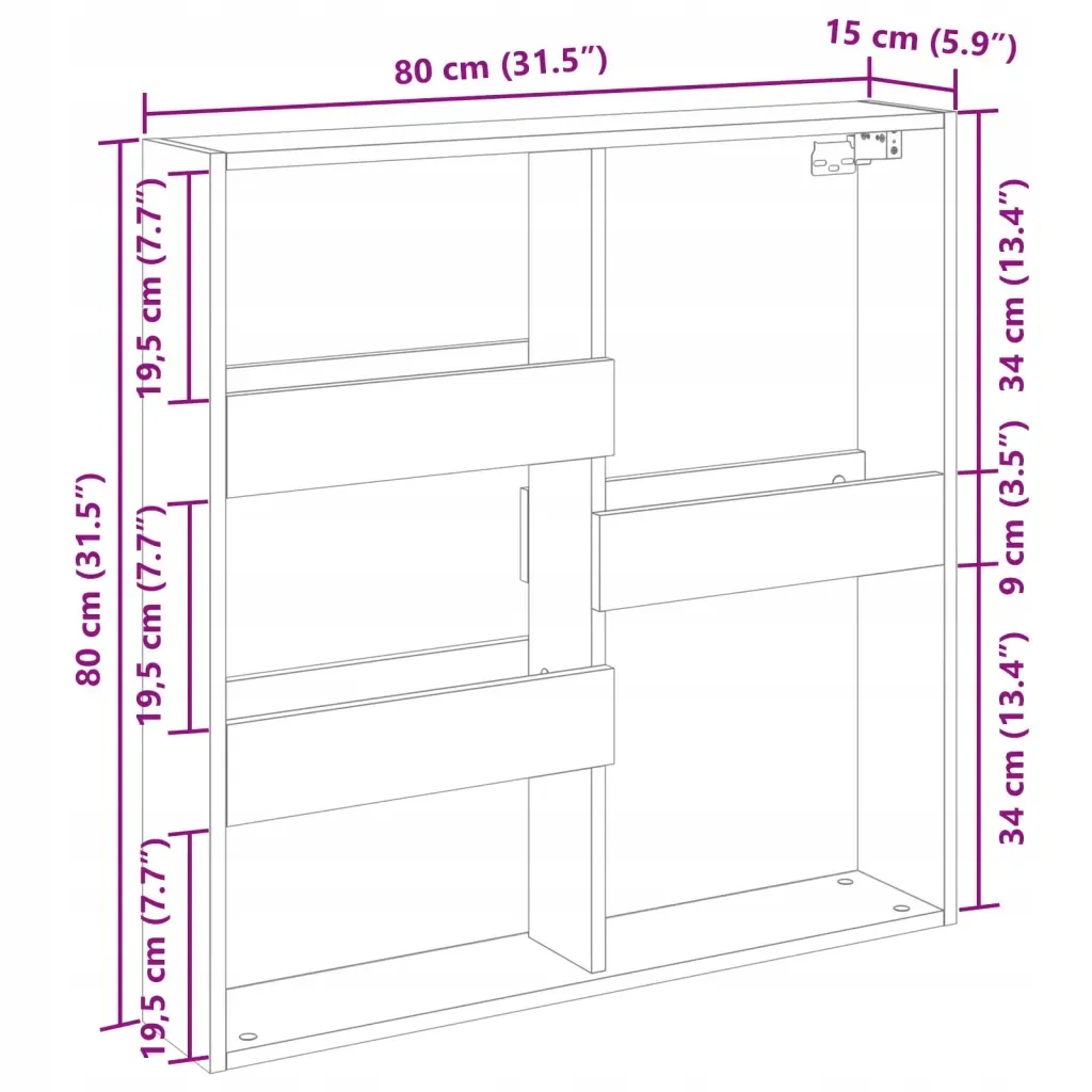 szafka-scienna-brazowy-dab-80x15x80-cm-stan-nowy
