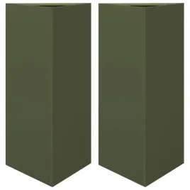 donice-ogrodowe-2-szt-oliwkowe-trojkatne-40x345x70-cm