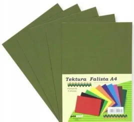 tektura-a4-falista-oliwkowa-5szt-penword